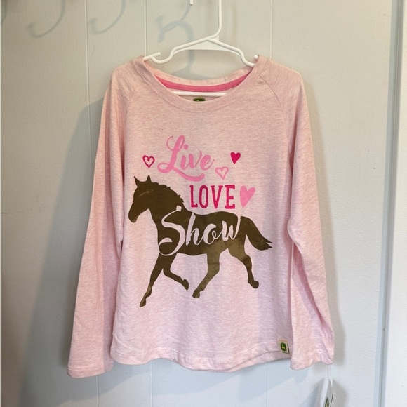 John Deere Other - 🐴 John Deere Girls 6X Long Sleeve Tee — Live Love Show 💕 NWT